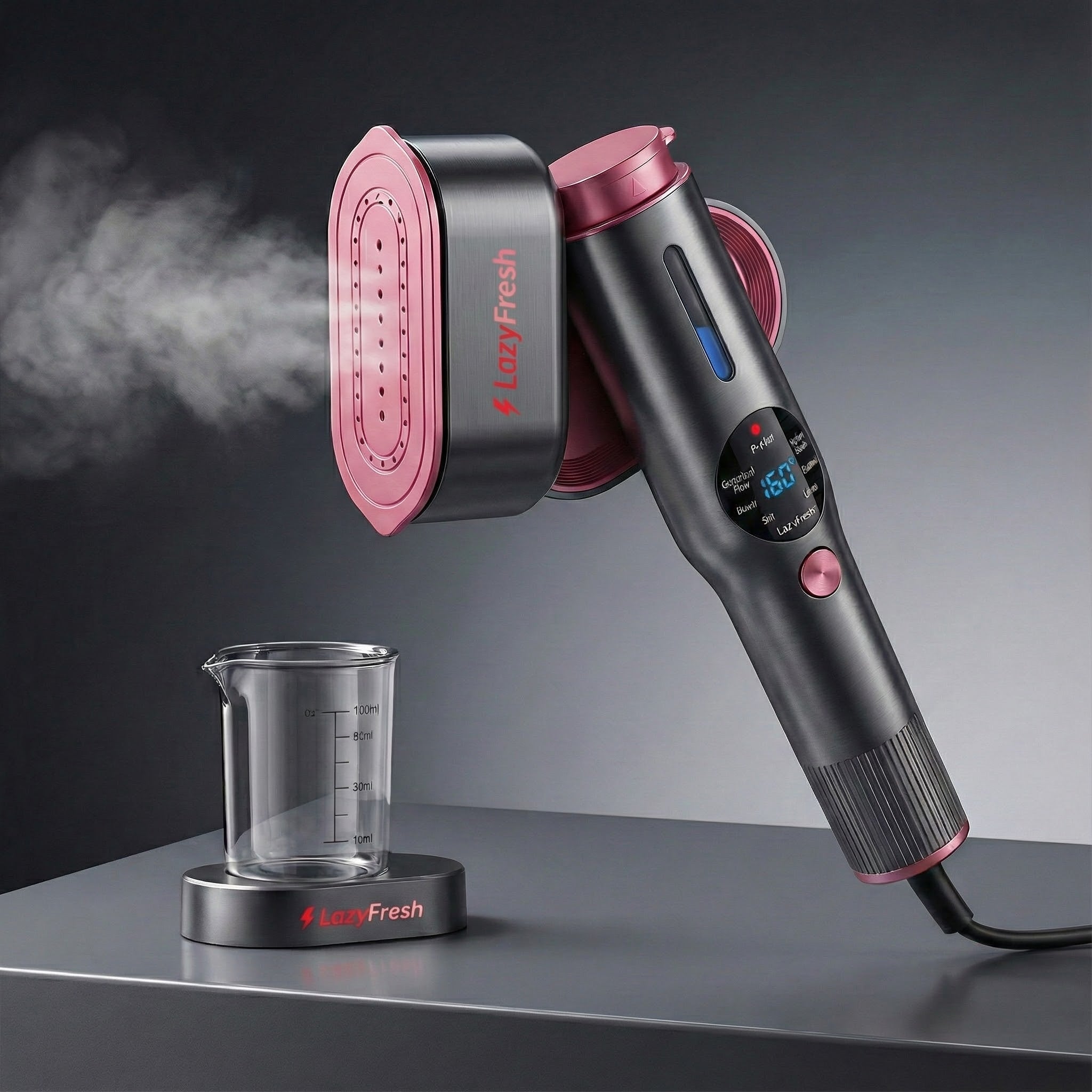 LazyFresh 2-In-1 Travel Steamer